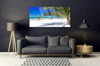 Obraz Szklany Plaża Palma Krajobraz