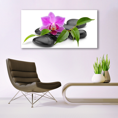 Obraz Szklany Kwiat Orchidea Sztuka