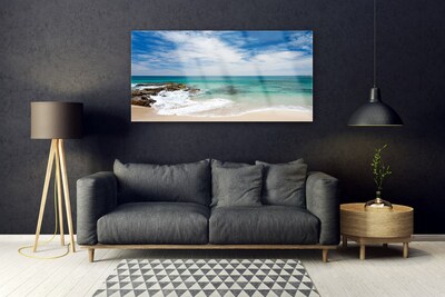Obraz Szklany Plaża Morze Krajobraz