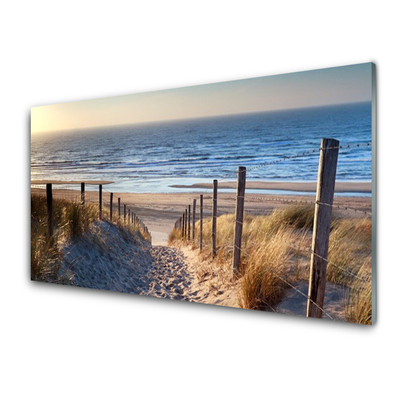 Obraz Szklany Plaża Ścieżka Krajobraz