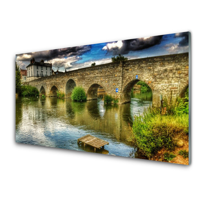 Obraz Szklany Most Rzeka Architektura