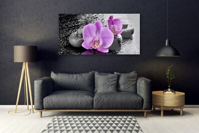 Obraz Szklany Storczyk Kwiaty Orchidea Spa