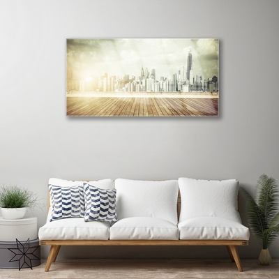Obraz Szklany Miasto Nowy Jork Wieżowce
