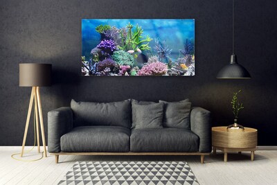 Obraz Szklany Akwarium Rybki Pod Wodą