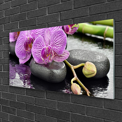 Obraz Szklany Storczyk Zen Orchidea Spa