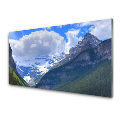 Obraz Szklany Krajobraz Góry