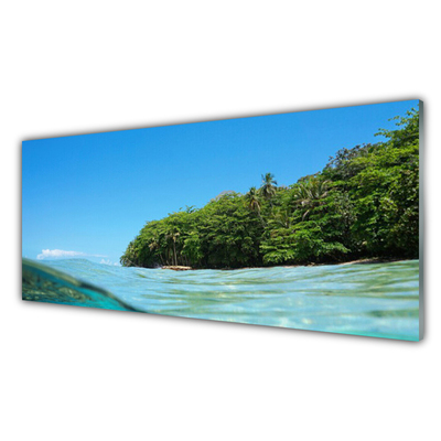 Obraz Szklany Morze Drzewo Krajobraz