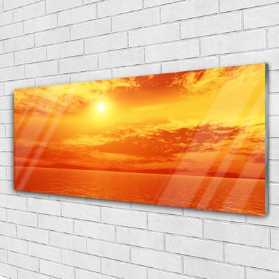 Obraz Szklany Słońce Morze Krajobraz