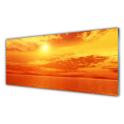 Obraz Szklany Słońce Morze Krajobraz