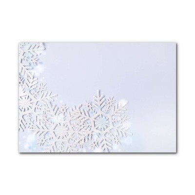 Obraz Szklany Płatki śniegu Zima Śnieg