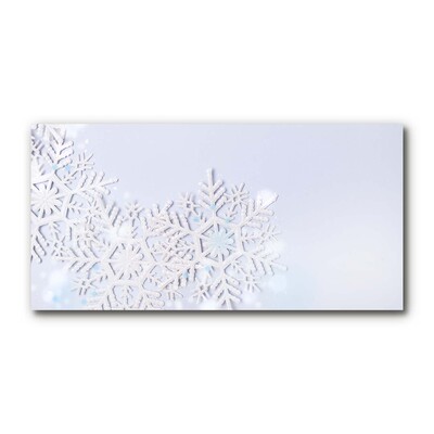 Obraz Szklany Płatki śniegu Zima Śnieg