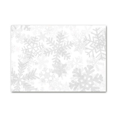 Obraz Szklany Zima Śnieg Płatki Śniegu