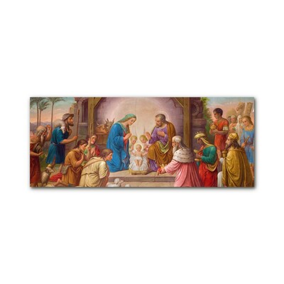 Obraz Szklany Stajenka Boże Narodzenie Jezus