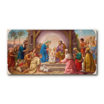 Obraz Szklany Stajenka Boże Narodzenie Jezus