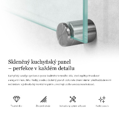Panel kuchenny transparentny