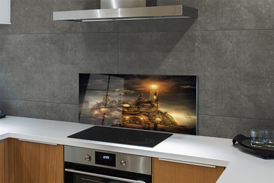 Panel nad Blat Kuchenny Latarnia i Statek w Obłokach