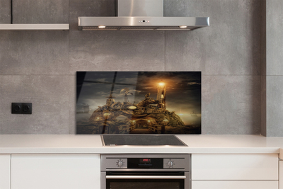 Panel nad Blat Kuchenny Latarnia i Statek w Obłokach