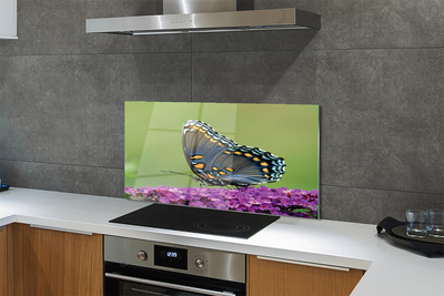 Panel nad Blat Kuchenny Barwny Motyl na Kwiatach