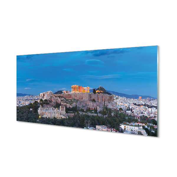 Panel Szklany Grecja Panorama Ateny