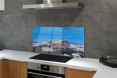 Panel Szklany Klasyczna Panorama Aten