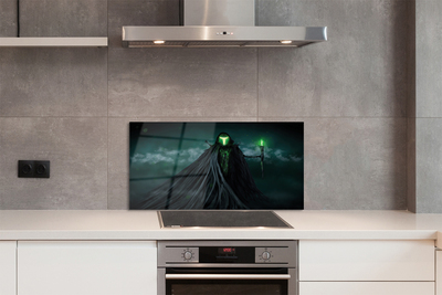 Panel nad Blat Kuchenny Mroczny Wojownik i Zielony Płomień