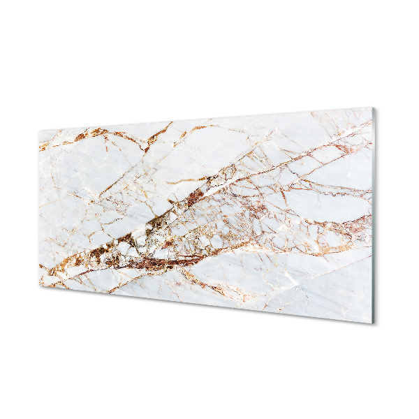 Panel szklany do Kuchni Luksusowa Ściana Marmurowa