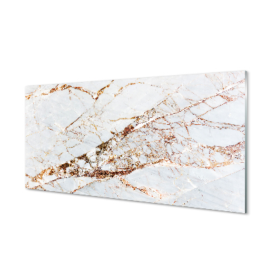 Panel szklany do Kuchni Luksusowa Ściana Marmurowa