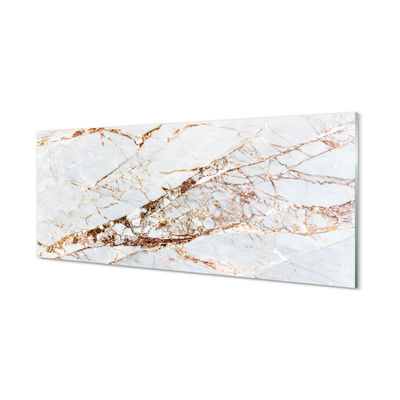 Panel szklany do Kuchni Luksusowa Ściana Marmurowa