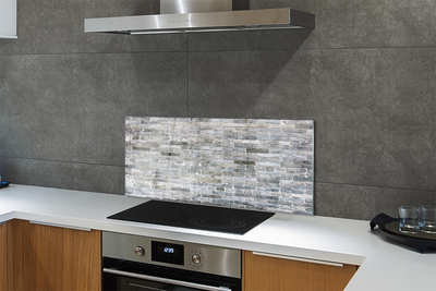 Szklany Panel Industrialna Czerwona Cegła