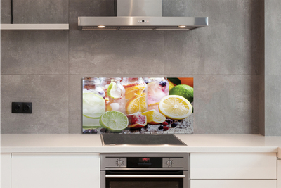 Szklany Panel Owocowe Koktajle w Słoikach