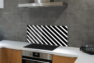 Panel Szklany Klasyczny Wzór Zebry