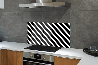 Panel Szklany Klasyczny Wzór Zebry