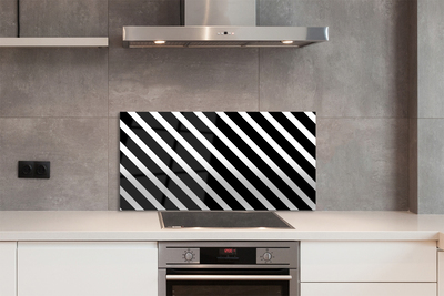 Panel Szklany Klasyczny Wzór Zebry