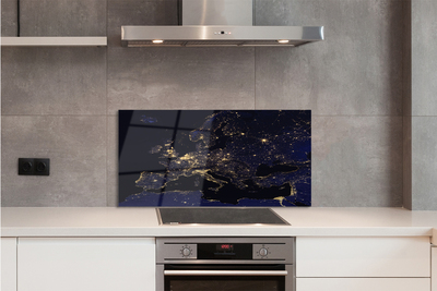 Panel nad Blat Kuchenny Mapa Świata pod Niebem