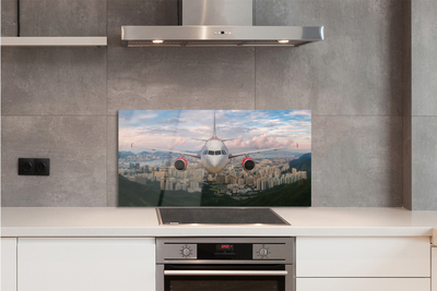 Panel nad Blat Kuchenny Samolot nad Miastem i Górami