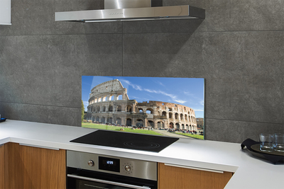 Szkło do Kuchni na Ścianę Majestatyczne Rzymskie Koloseum