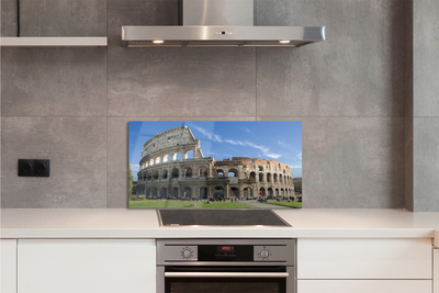 Szkło do Kuchni na Ścianę Majestatyczne Rzymskie Koloseum
