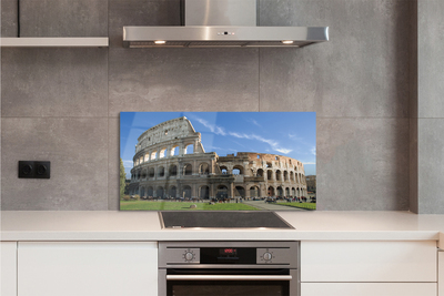 Szkło do Kuchni na Ścianę Majestatyczne Rzymskie Koloseum