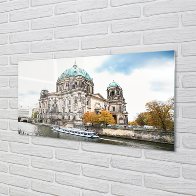 Panel Szklany Niemcy Katedra rzeka berlin