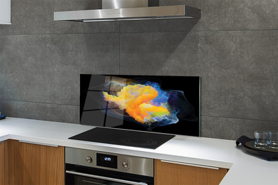 Panel szklany do Kuchni Feeria Kolorowych Fraktali