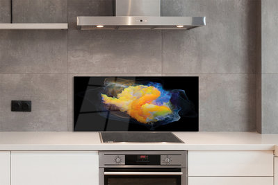 Panel szklany do Kuchni Feeria Kolorowych Fraktali