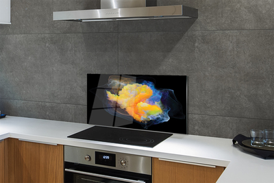 Panel szklany do Kuchni Feeria Kolorowych Fraktali