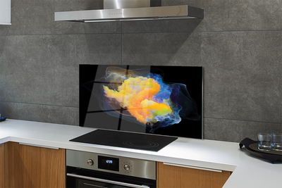 Panel szklany do Kuchni Feeria Kolorowych Fraktali