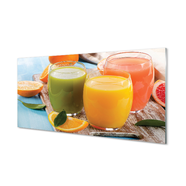 Szkło Ozdobne do Kuchni Tęcza Kolorowych Koktajli