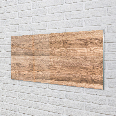 Panel szklany do Kuchni Szlachetna Struktura Drewna