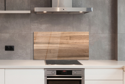 Panel szklany do Kuchni Szlachetna Struktura Drewna