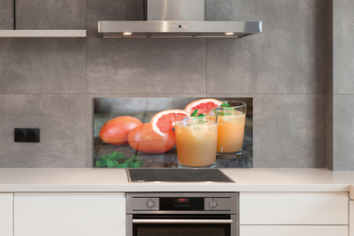 Szkło Ozdobne do Kuchni Cytrusowy Koktajl Grejpfrutowy