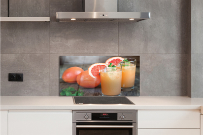 Szkło Ozdobne do Kuchni Cytrusowy Koktajl Grejpfrutowy