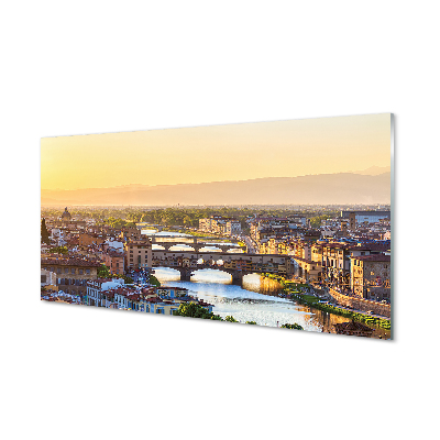 Panel Szklany Włochy Wschód słońca panorama