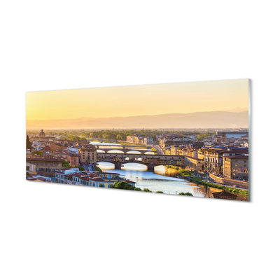 Panel Szklany Włochy Wschód słońca panorama